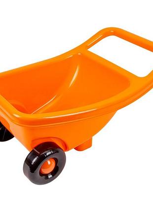Дитяча іграшка "тачка двоколісна" 4258txk(orange) пластик, оранжевий