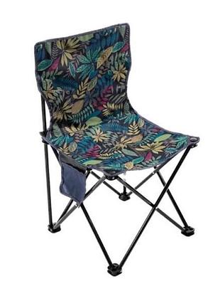 Стілець розкладний 43*43*72см skif outdoor comfort stul-95 чорний з принтом