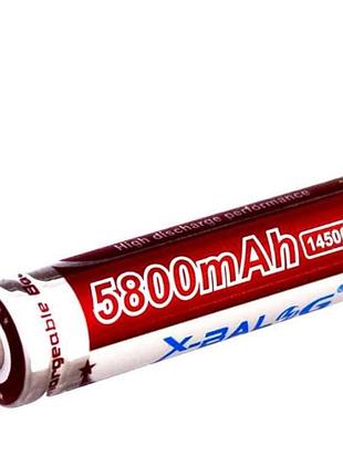 Аккумулятор li-ion x-balog 14500 5800 mah 4.2v
