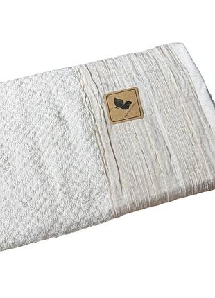 Полотенце банное махровое l&m home textiles 20444 70х140 см молочное