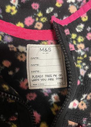 Кофта флісова термо m&s (8-9 y) 4