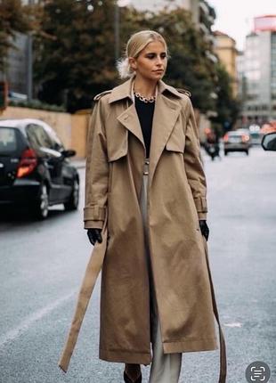 Must have! новинка! неймовірно стильний тренч, плащ zara. привезений з іспанії.