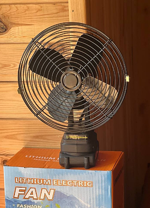 Вентилятор аккумуляторный 48v fan and 0515 черный