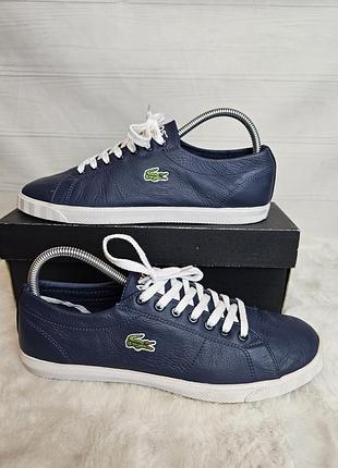 Шкіряні кросівки lacoste 43 розмір