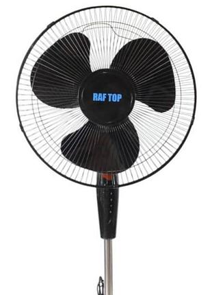 Вентилятор для підлоги 16" 40вт 220v raf top fs40-9 чорний