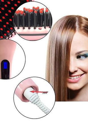 Уникальная расческа для выпрямления волос fast hair straightener hqt-906