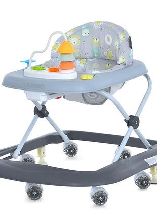 Дитячі ходунки pyramid me 1217 gray, музика, світло