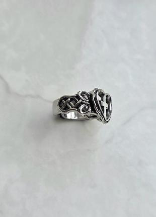 Каблучка silver crux cordis 5