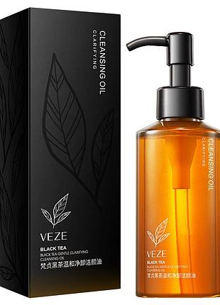 Олія для видалення макіяжу veze black tea clean skin 150 мл з екстрактом чаю