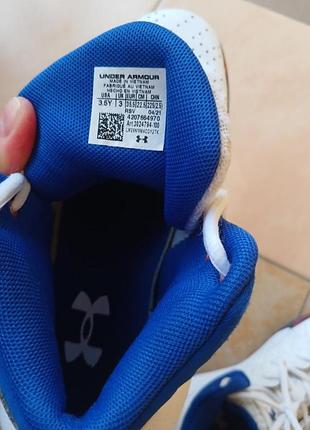 Кожаные высокие кроссовки under armour 5