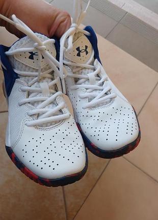 Кожаные высокие кроссовки under armour 2