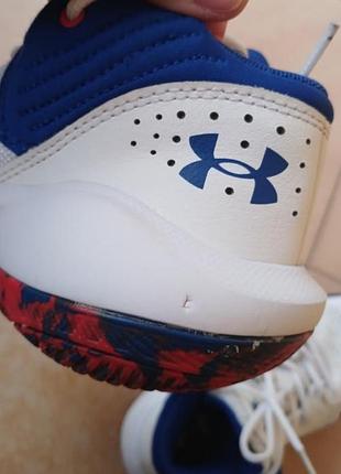 Кожаные высокие кроссовки under armour 7