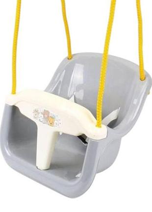 Гойдалка підвісна 34,5х31х34см, до 20кг technok toys 2130 сіра