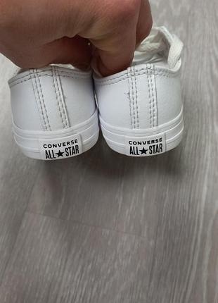 Кожаные детские кеды converse 6