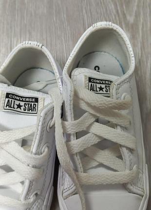 Кожаные детские кеды converse 8