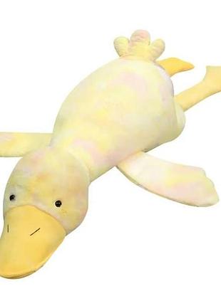 Игрушка мягкая гусь 120см м 16967 желтый