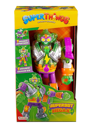 Ігровий набір супербот мега-к superthings pstsp116in20 робот, казум-кид, фігурка