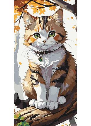 Картина по номерам "пушистый котик" 11565-ac 40х80 см