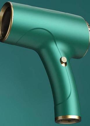 Фен беспроводной для волос portable hair dryer 2600 mah зеленый