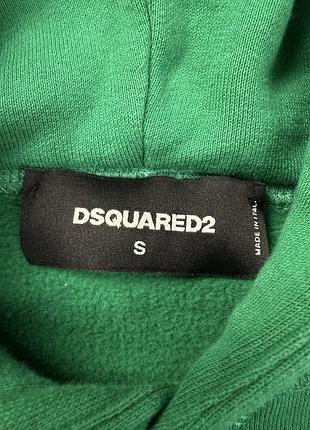 Худі dsquared2 icon green оригінал s (cool fit) 5