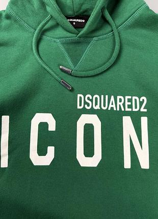 Худі dsquared2 icon green оригінал s (cool fit) 3