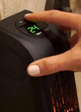 Портативный мини обогреватель 400вт handy heater черный