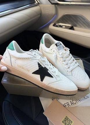 Кеди кросівки жіночі ggdb golden goose голден гус білі шкіряні
