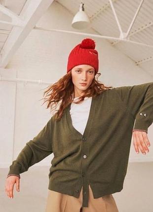Стильний кардиган uniqlo x anya hindmarch, 100% вовна, l cos arket massimo dutti
