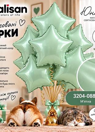 Мятная воздушные шарики, фольгованные зірки - для тех, 67 хотели, чтобы свято заяло!