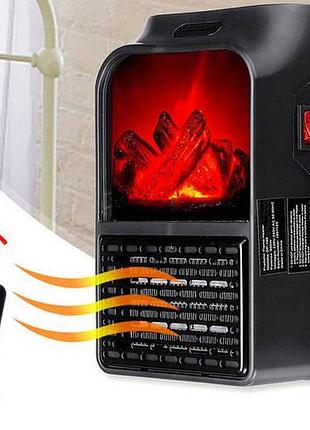 Камин обогреватель настенный flame heater 900w с пультом
