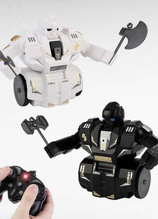 Боевые роботы аккумуляторные гладиаторы vs robot 835 черный и белый