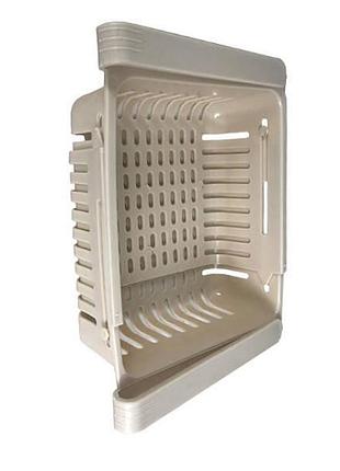 Органайзер на холодильник strechable hanging storage rack растягивающийся бежевый
