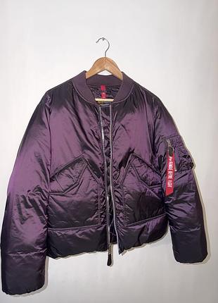 Куртка-бомбер зимова alpha industries