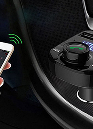Фм модулятор fm трансмиттер car x8 с bluetooth mp3 (x8) 6