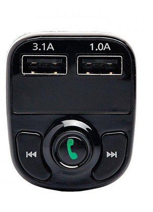 Фм модулятор fm трансмиттер car x8 с bluetooth mp3 (x8) 7
