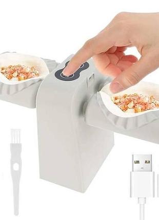 Машинка для лепки вареников и пельменей электрическая electric bubble head dumpling maker