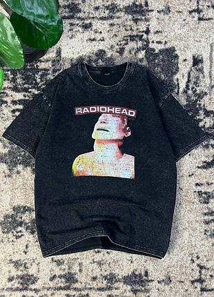 Футболка radiohead rock band vintage
