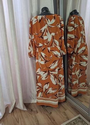 Красивое с пояском платье 👗 2