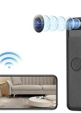 Нагрудная боди камера с wi-fi hd body camera многофункциональная, для записи фото и видео черная