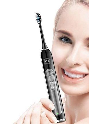 Ультразвуковая зубная щетка medica+ probrush 9.0 (япония) черная 50107
