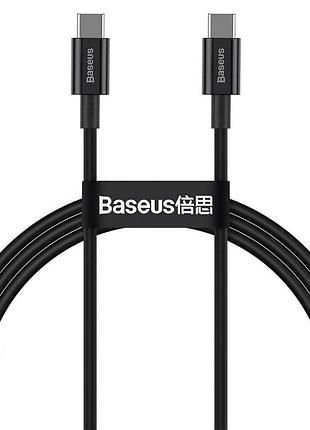 Дата кабель baseus superior series fast charging type-c to type-c pd 100w (1m) (catys-b)