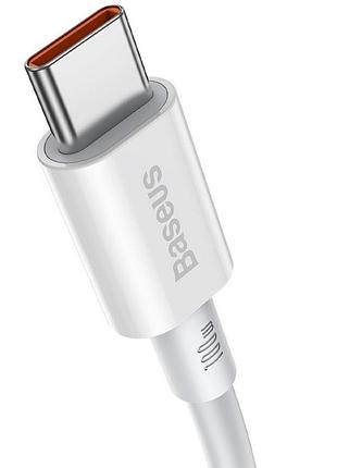 Дата кабель baseus superior series fast charging type-c to type-c pd 100w (1m) (catys-b) 2