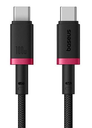 Дата кабель baseus dura series fast charging type-c to type-c 100w (1m) (p10377803u01)
