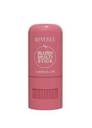 Рум'яна-стік кремовий revuele blush multi stick тон 01 холодний рожевий, 7,5 г