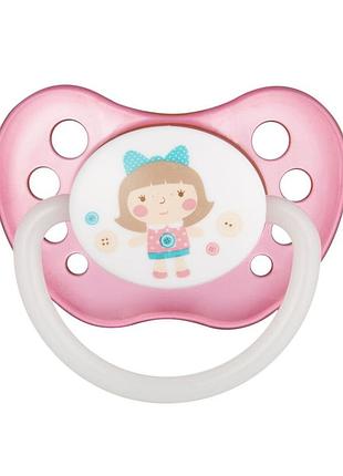 Пустышка латексная анатомическая 18+ м-цев toys canpol babies
