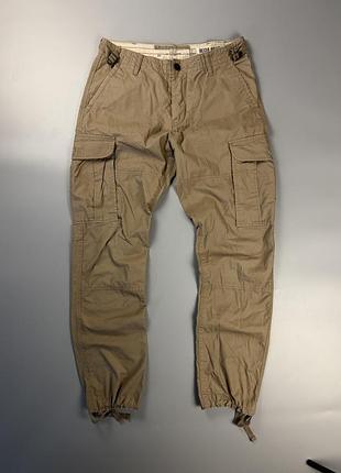 Штани карго h&m l.o.g.g. чоловічі бавовняні розмір w33 (regular)