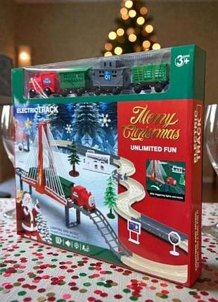 Железная дорога новогодняя merry christmas 9263-3c