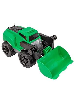 Игровая автомодель трактор технок 8553txk с ковшом зеленый