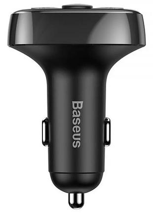 Азу fm модулятор baseus s-09a 10w (2usb-a) (ccmt) 3
