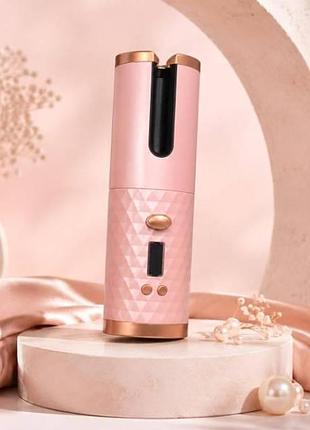 Беспроводная плойка для завивки волос ramindong hair curler rd-060 пудровая